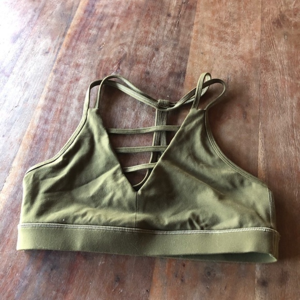 ZYIA Active Sports Bra in Olive